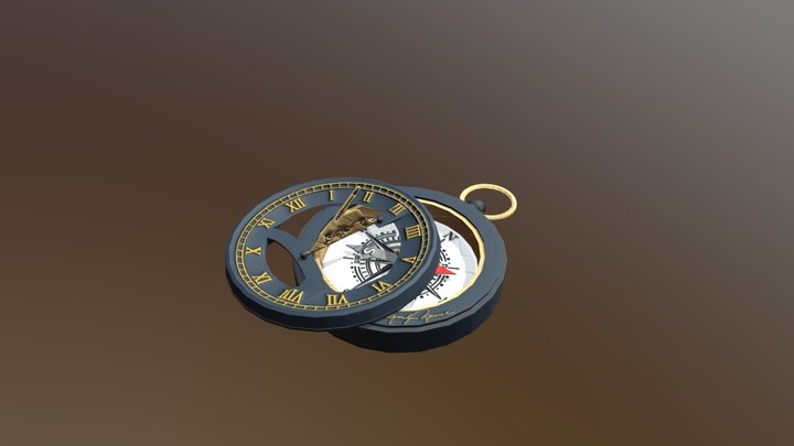Traditional compass 3D Model