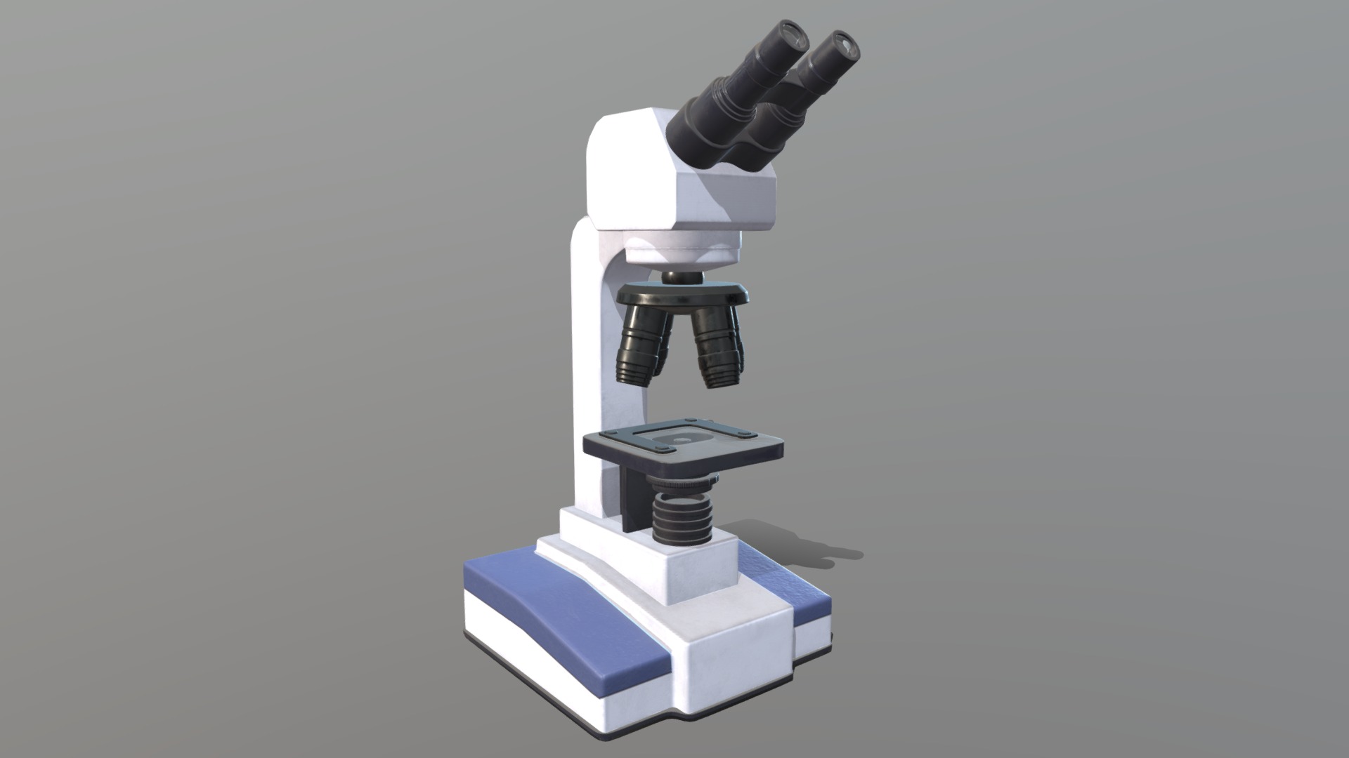 3D model Microscope Altami - This is a 3D model of the Microscope Altami. The 3D model is about a light bulb on a stack of boxes.