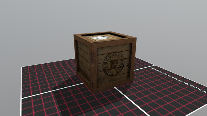 Crate A 3D Model