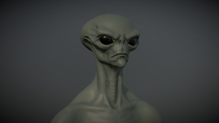 Alien fan art 3D Model