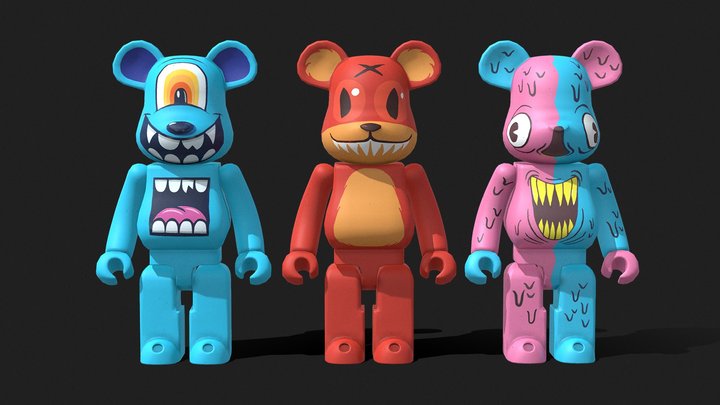 Bearbrick 3D Model