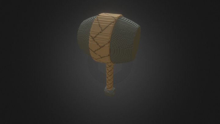 Stone Hammer (Naruto Shippuden) 64-bit. 3D Model
