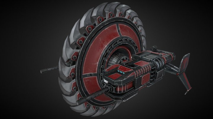 Harkonnen Buzzsaw - Emperor: Battle for Dune 3D Model