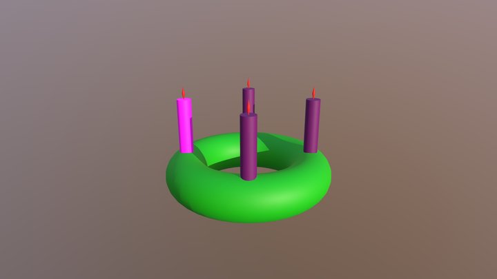 Adventkranz2018 3D Model