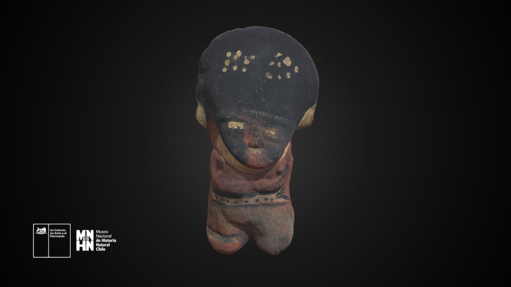 Facsímil de una figura antropomorfa de Trujillo