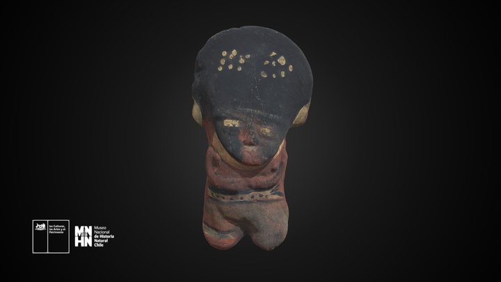 Facsímil de una figura antropomorfa de Trujillo – Modello 3D gratuito STL
