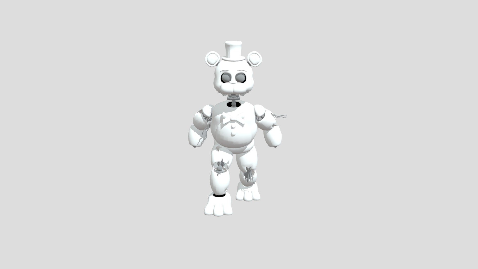 Five Nights at Freddy's (Fnaf) - Ignited Freddy 3D Print