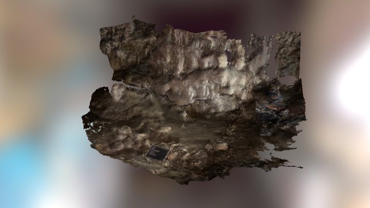 Las Cuevas Cave Unit4 Feature Alcove 2014 01 3D Model