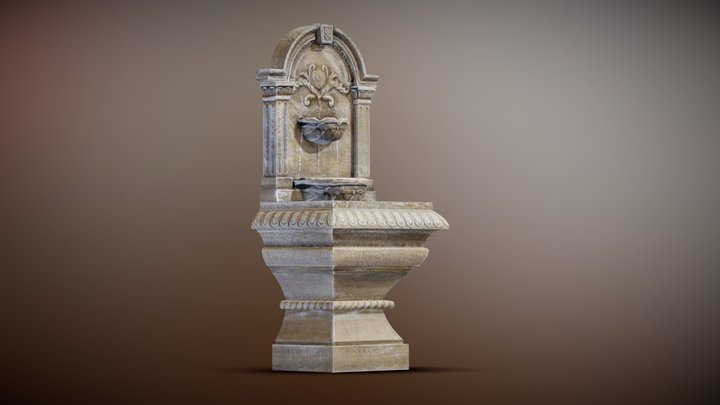 Concrete Fountain – Modèle 3D gratuit STL