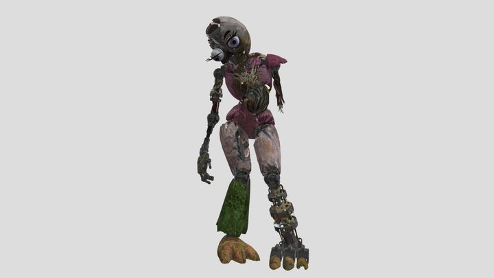 Chica Chicken (Ruin) – Kostenloses 3D-Modell STL