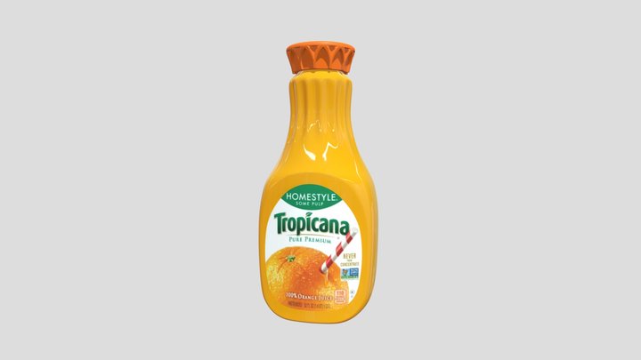 Tropicana Orange 3D Model