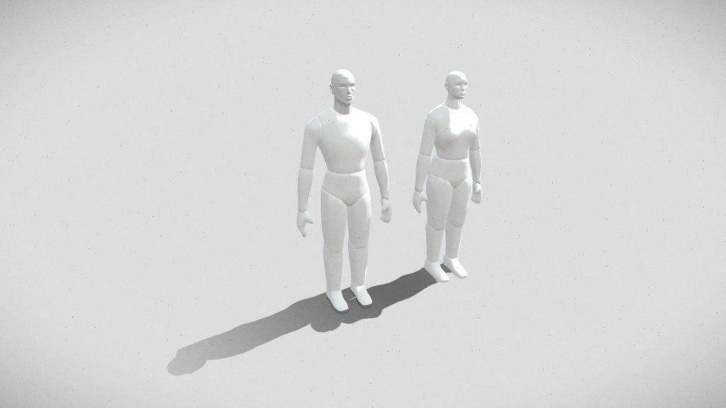 Male and Female Models - Rig Ready