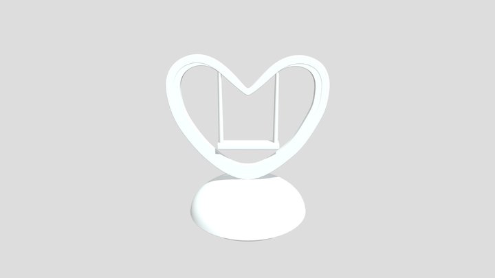 Heart Lamp Swing 3D Model