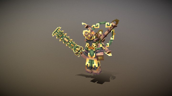 Forest God Set 3D Model