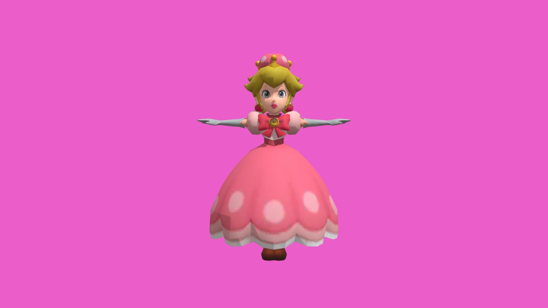 Peachette - Download Free 3D model by kingston.shamily [9c7a975 ...