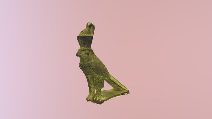 60.36.4: Statuette of Falcon 3D Model