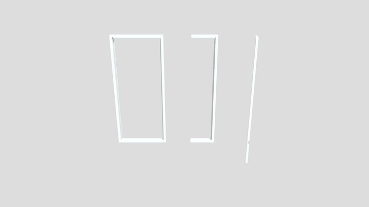 门框1-050106(二改) 3D Model