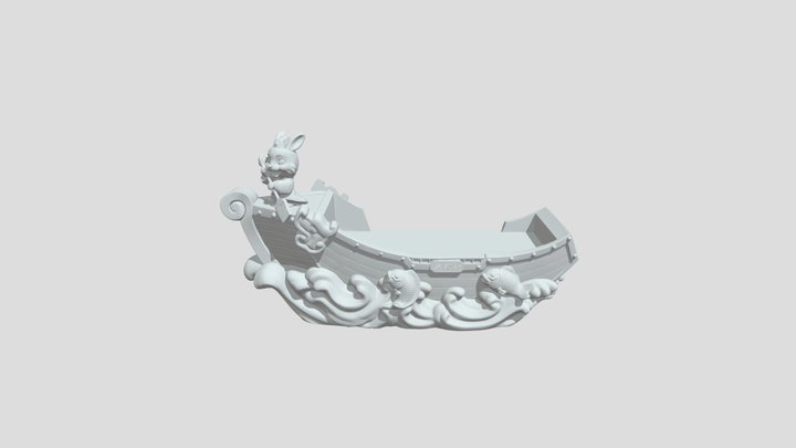 Rowing Rabbit 10 3D Model