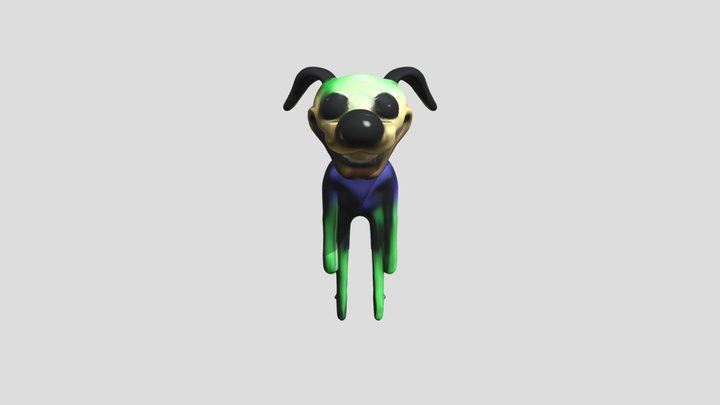 Green Smiler 3D Model