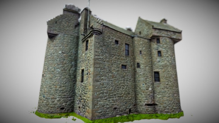 SCO-DC-singles-Claypotts-Castle (free VR asset) 3D Model
