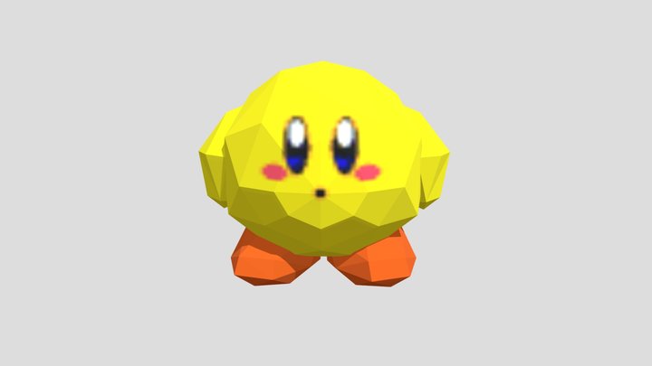 Super Smash Bros 64 - Yellow Kirby