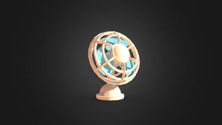 Animal Crossing New Horizons Desk Fan 3D Model