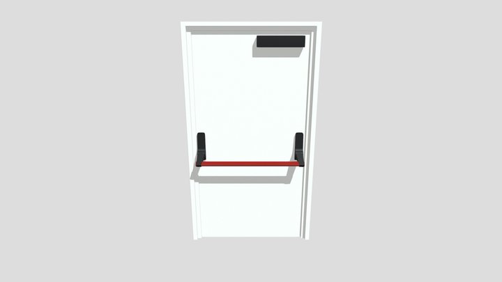 FIRE DOOR LOW POLY