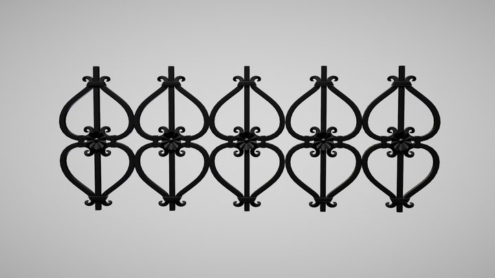 Railing 03 – Free 3D Model STL