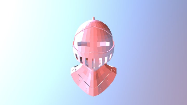 Helm Lancer 3D Model