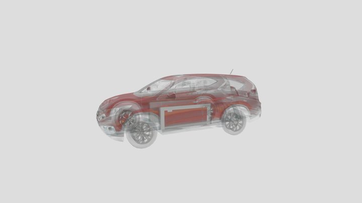 Honda CR-V RM1-RM4 (Roblox-based) 3D Model
