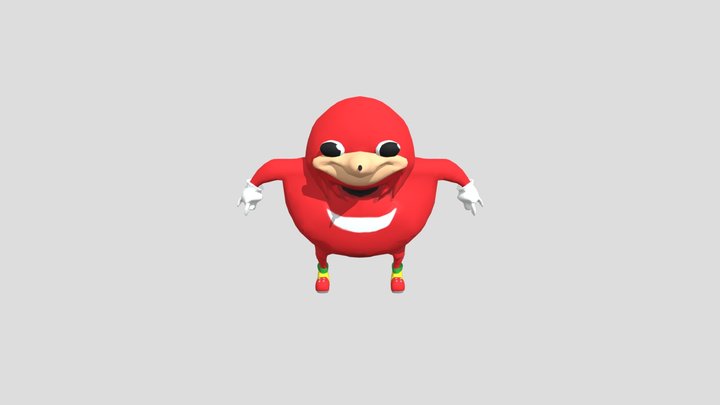 Ugandan Knuckles 3D Model