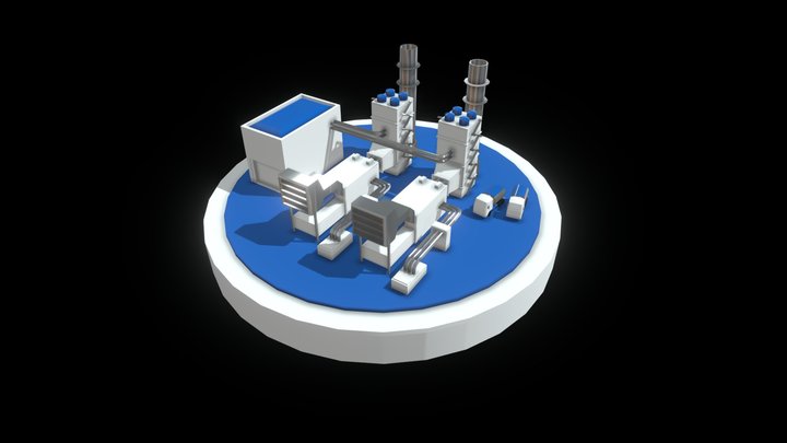 RARP Combined Cycle Plant 3D Model