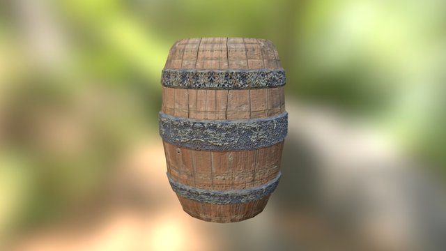 Barrel 3D Model
