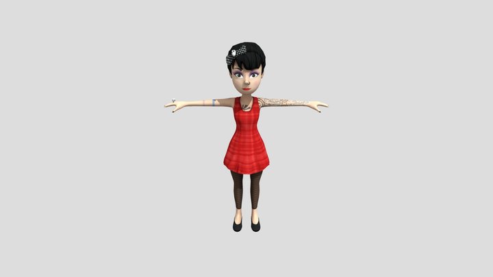 The Girl 3D Model