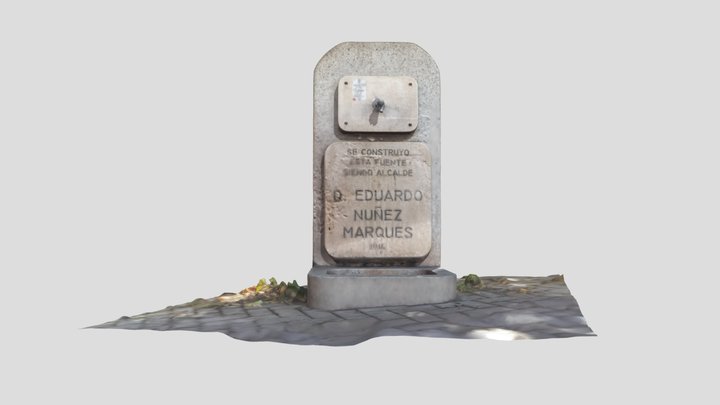 Fuente Alcalde Eduardo Nuñez Marques. 3D Model