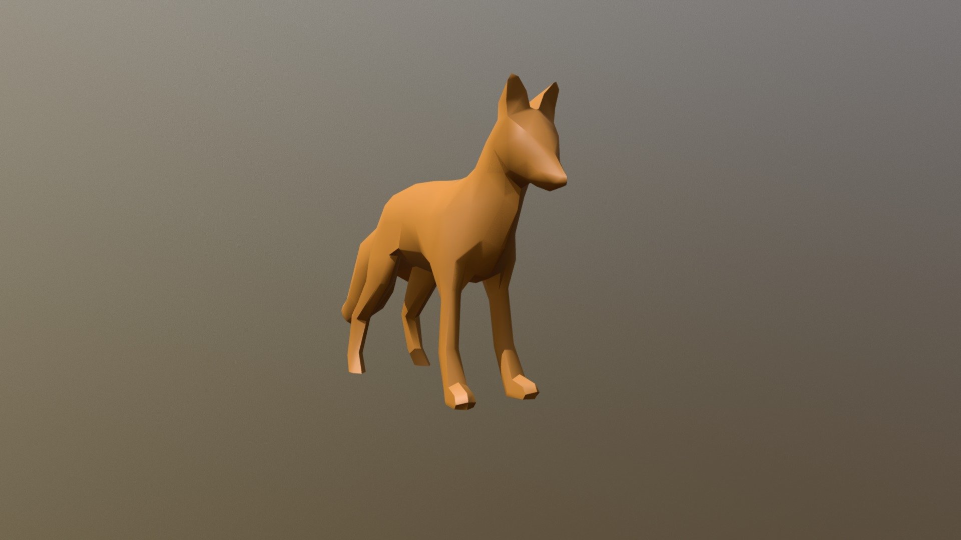 Fox LowPoly2