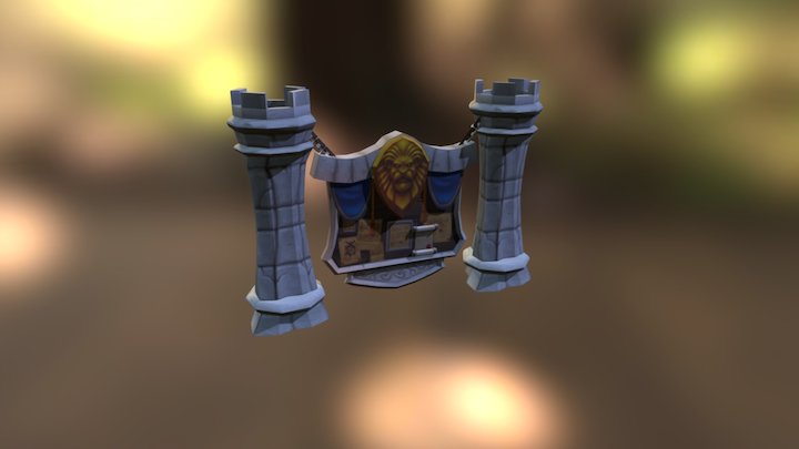 World of Warcraft notice board 3D Model