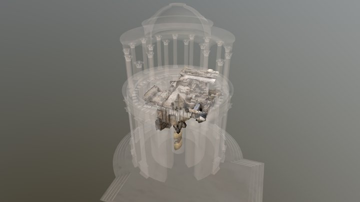 Cenatio rotunda - 80 ans CNRS 3D Model