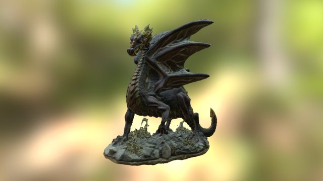 Dragon Photogrammetry HP 3D Model