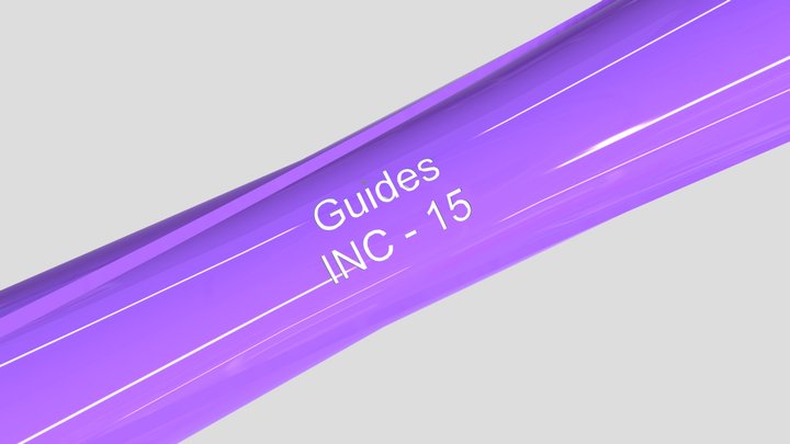 INC-15 - Guides 3D Model