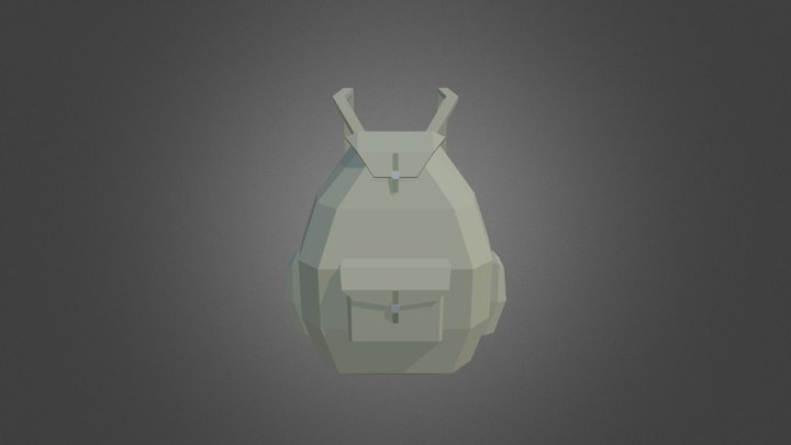 Classic Backpack 3D Model