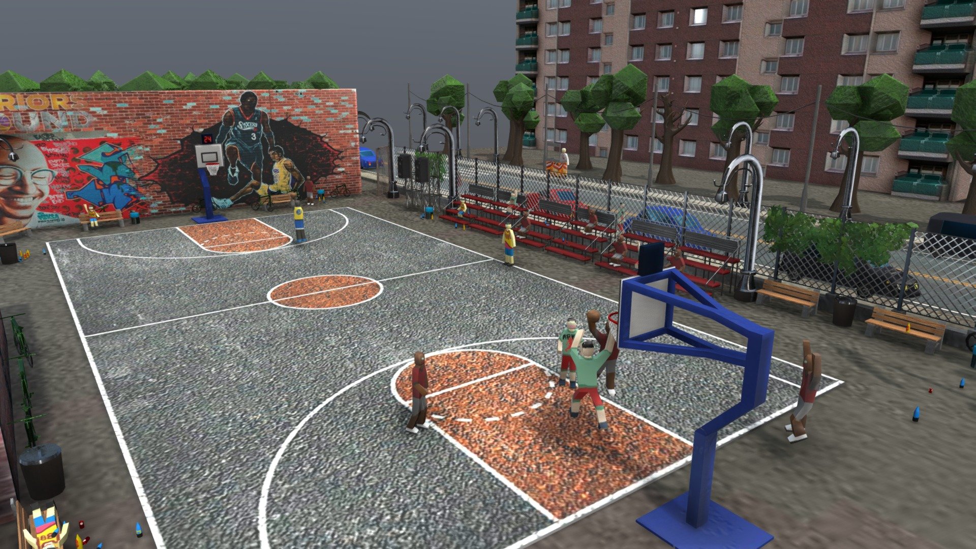 City playground - 3D model by Dav1d- [9c885be] - Sketchfab