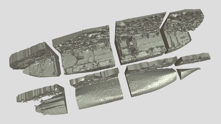 Wreck of Salem Express - printable 3D Model