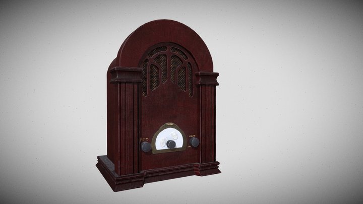 SM_ Radio_ Low_01 3D Model