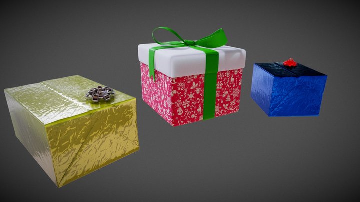 #3December - Gifts 3D Model