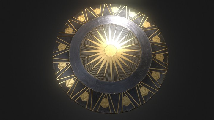 Shield of Wonder Woman 3D Model
