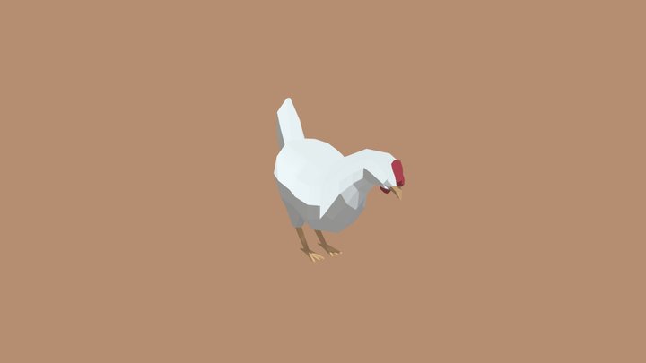 Chicken Poke 3D Model