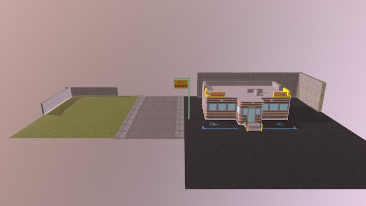 Diner 3D Model