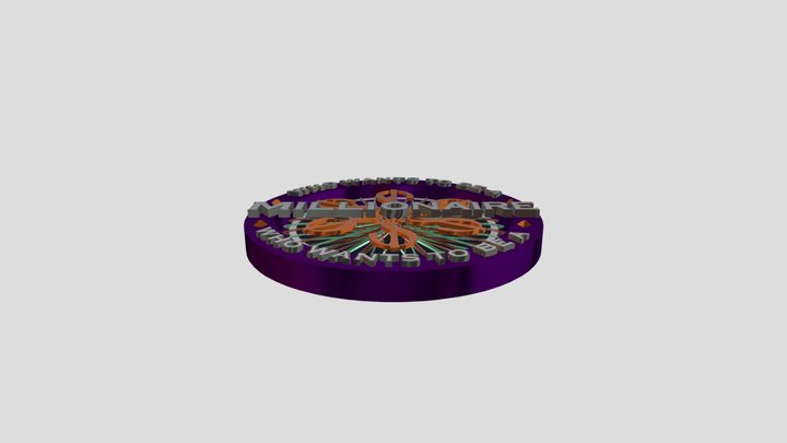 WWTBAM Australia 2021 Logo 3D Model