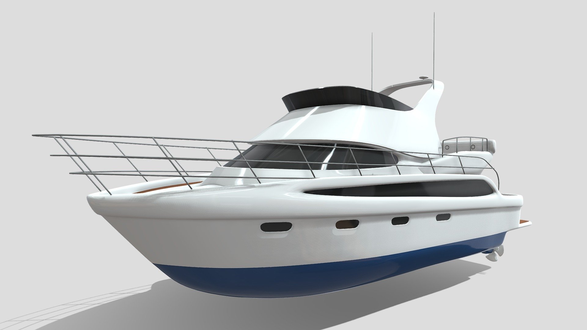 Animated Yacht - Buy Royalty Free 3D model by assetfactory [9c8d4ab